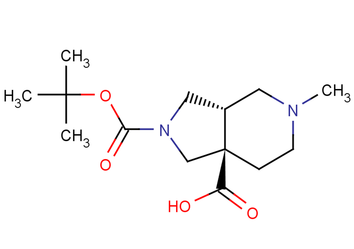 (3aS,7aR)-2-[(tert-butoxy)carbonyl]-5-methyl-octahydro-1H-pyrrolo[3,4-c]pyridine-7a-carboxylic acid