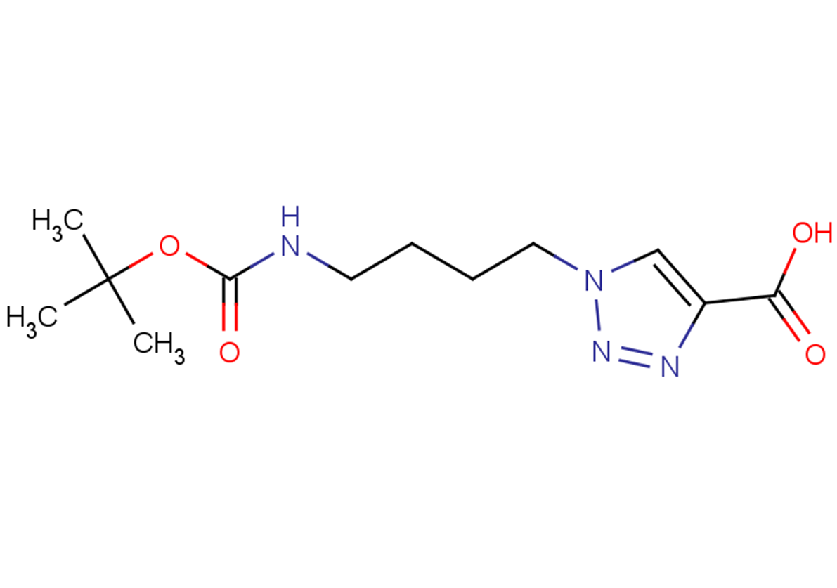 1-(4-{[(tert-butoxy)carbonyl]amino}butyl)-1H-1,2,3-triazole-4-carboxylic acid
