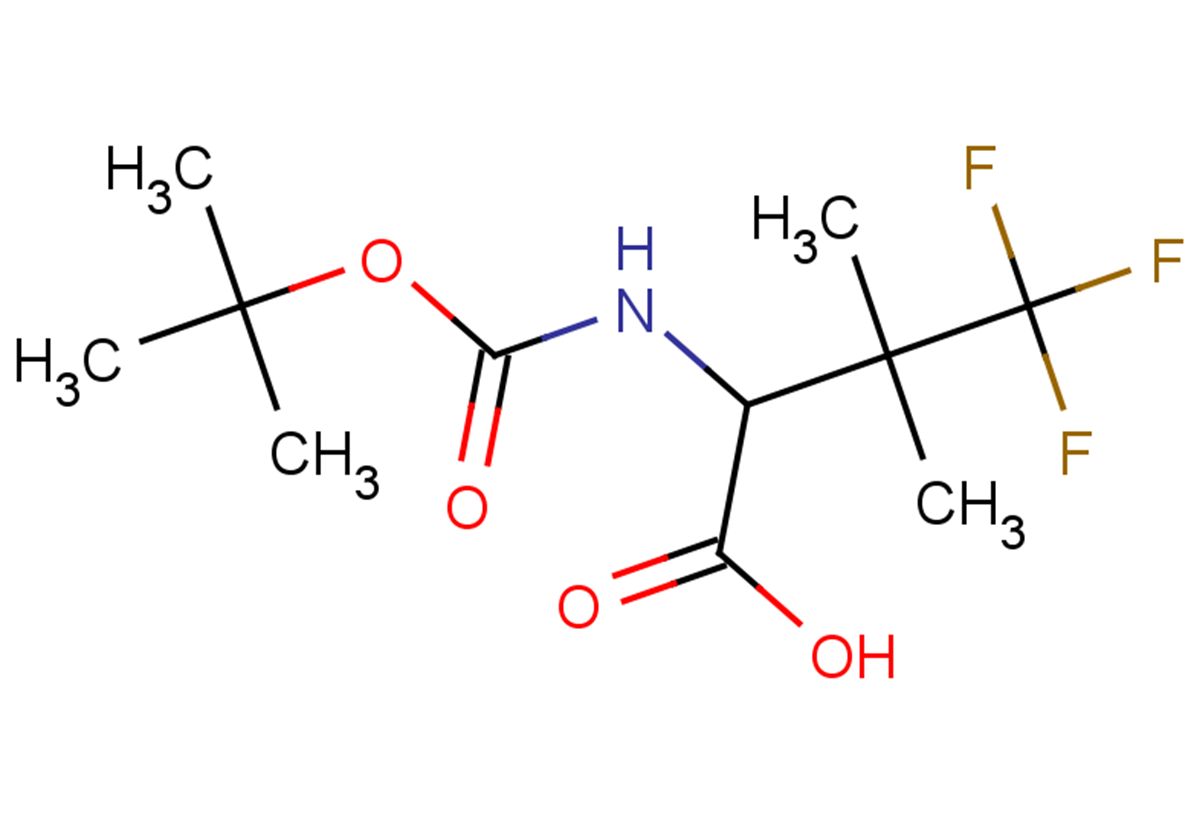 2-{[(tert-butoxy)carbonyl]amino}-4,4,4-trifluoro-3,3-dimethylbutanoic acid