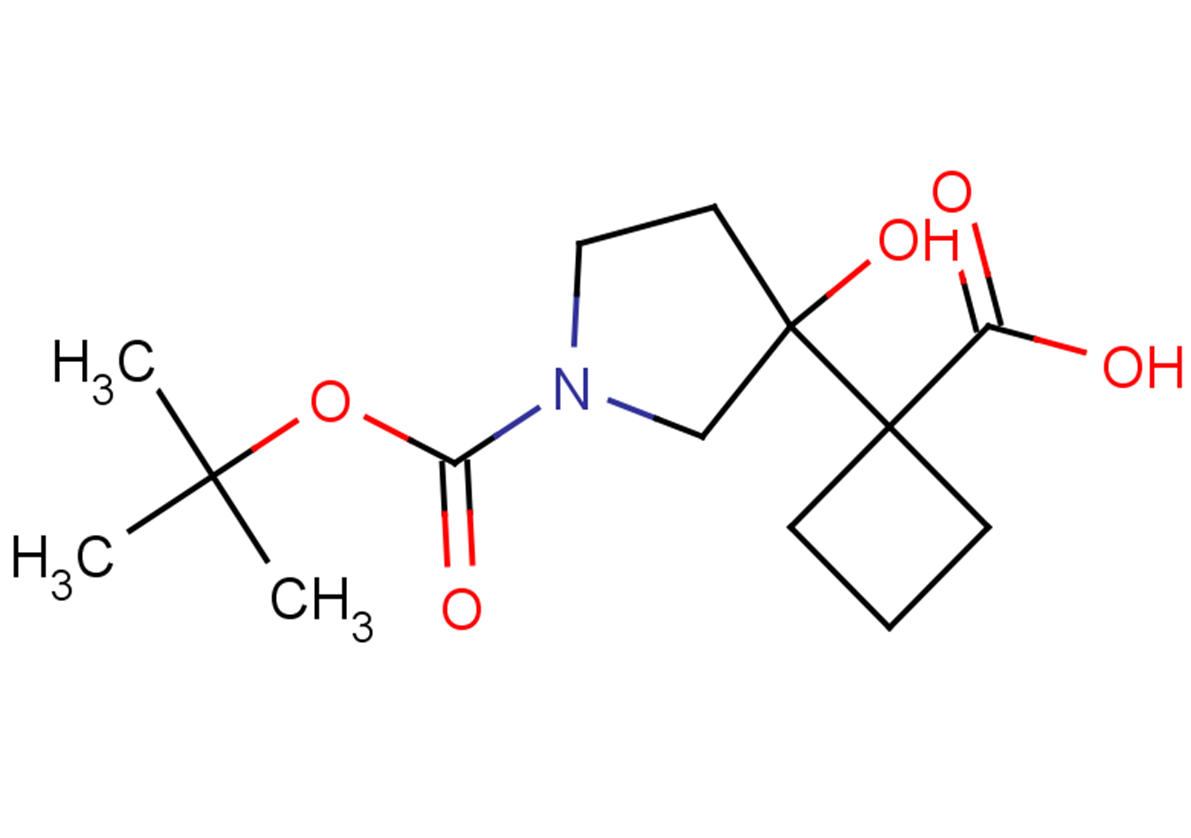 1-{1-[(tert-butoxy)carbonyl]-3-hydroxypyrrolidin-3-yl}cyclobutane-1-carboxylic acid