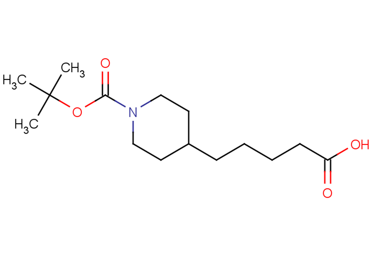 5-{1-[(tert-butoxy)carbonyl]piperidin-4-yl}pentanoic acid