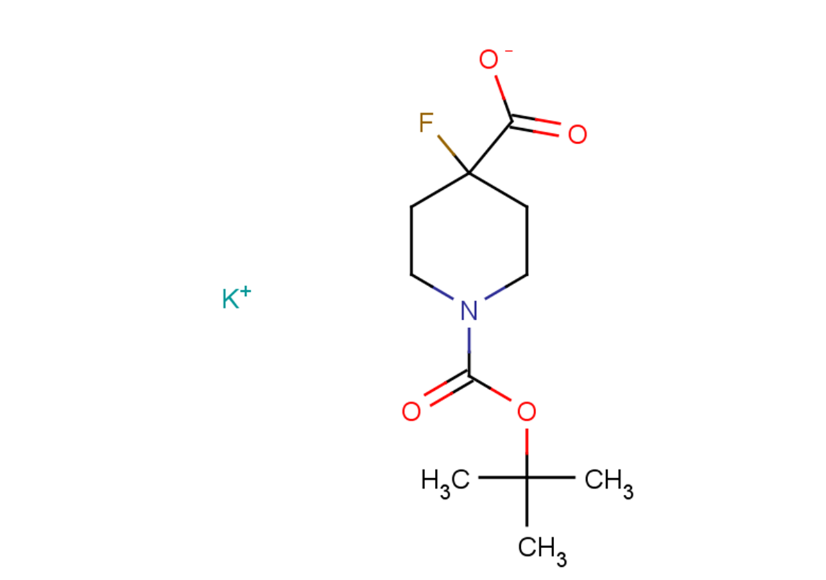 potassium 1-[(tert-butoxy)carbonyl]-4-fluoropiperidine-4-carboxylate