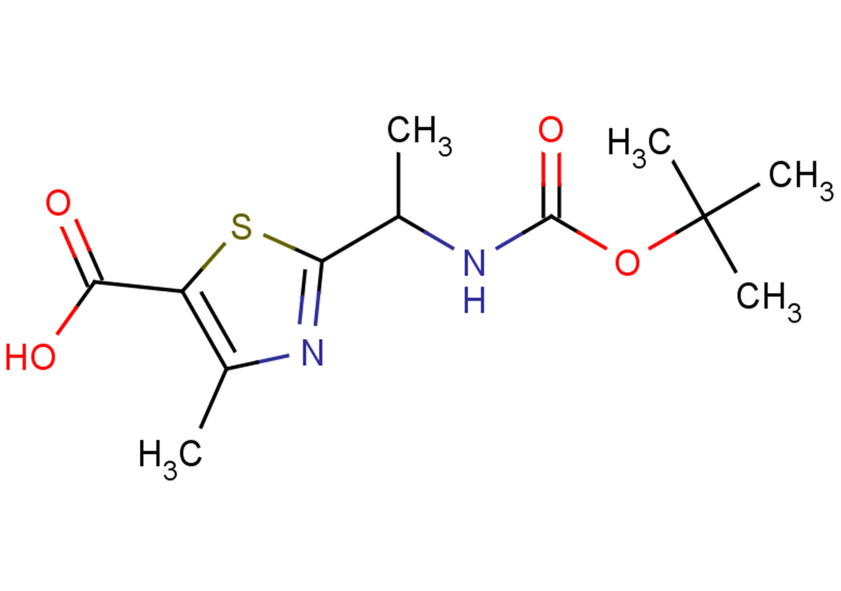 2-(1-{[(tert-butoxy)carbonyl]amino}ethyl)-4-methyl-1,3-thiazole-5-carboxylic acid