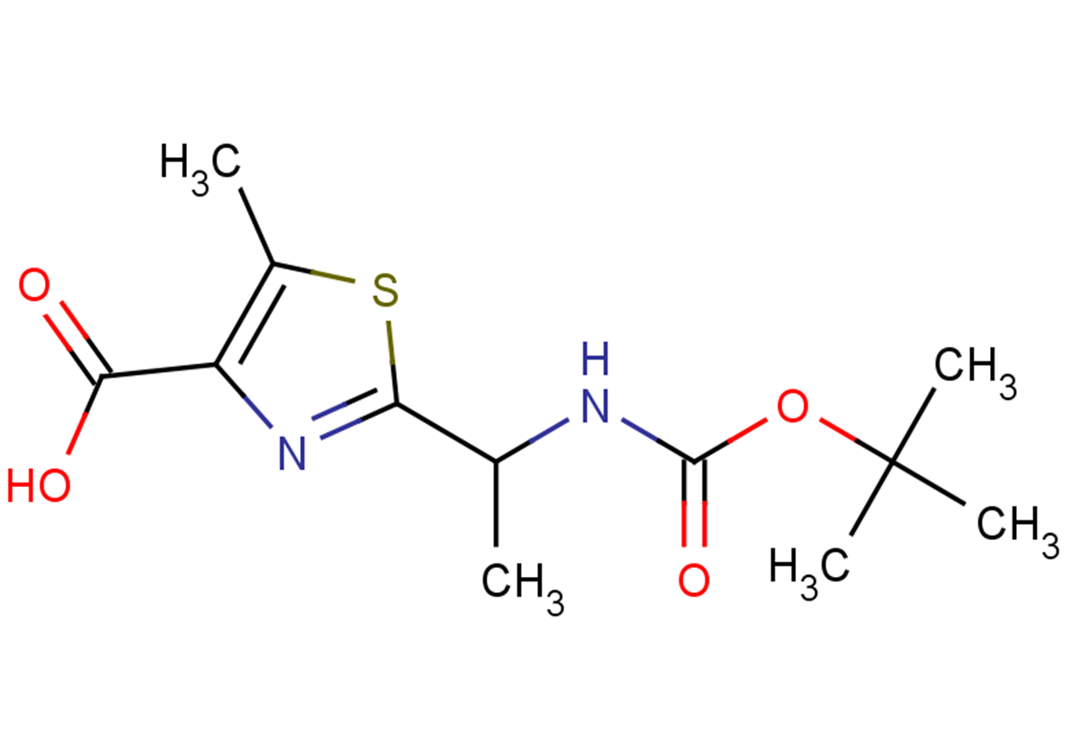 2-(1-{[(tert-butoxy)carbonyl]amino}ethyl)-5-methyl-1,3-thiazole-4-carboxylic acid