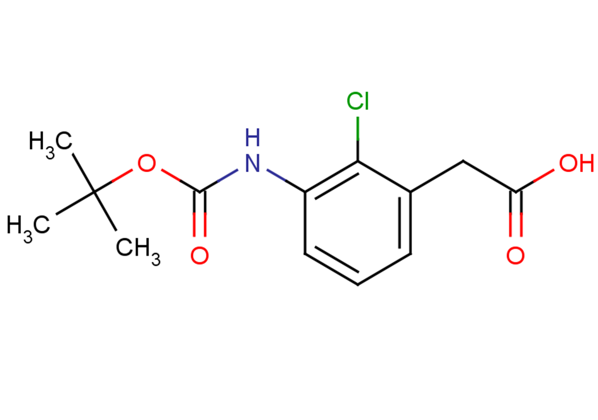 2-(3-{[(tert-butoxy)carbonyl]amino}-2-chlorophenyl)acetic acid