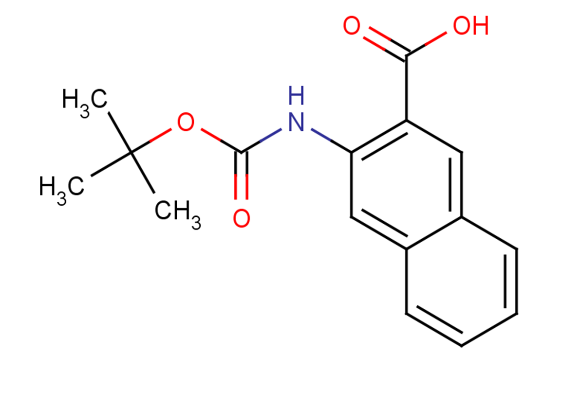 3-{[(tert-butoxy)carbonyl]amino}naphthalene-2-carboxylic acid