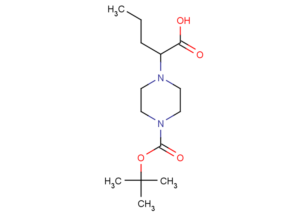 2-{4-[(tert-butoxy)carbonyl]piperazin-1-yl}pentanoic acid