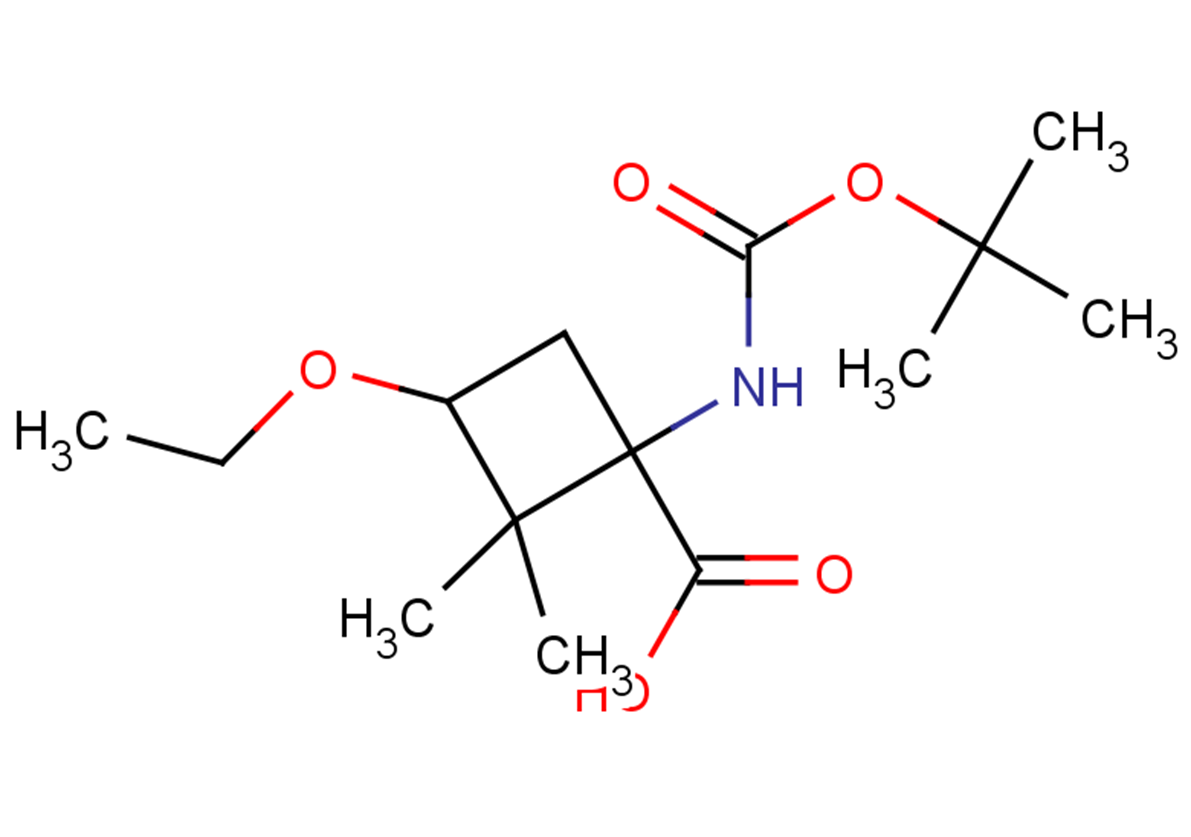 1-{[(tert-butoxy)carbonyl]amino}-3-ethoxy-2,2-dimethylcyclobutane-1-carboxylic acid