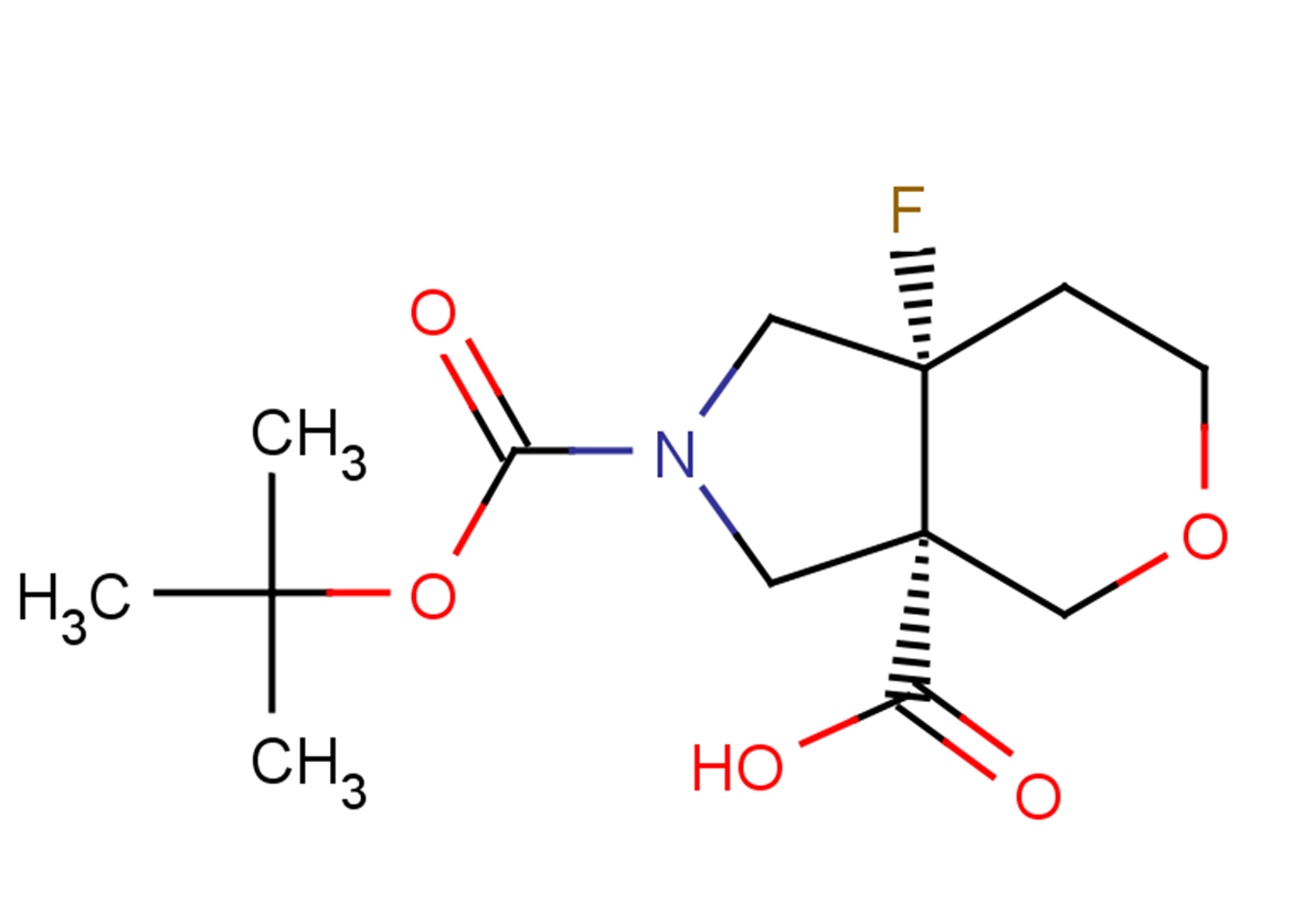 (3aR,7aR)-2-[(tert-butoxy)carbonyl]-7a-fluoro-octahydropyrano[3,4-c]pyrrole-3a-carboxylic acid
