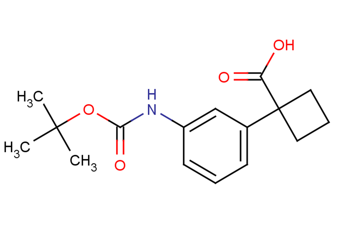 1-(3-{[(tert-butoxy)carbonyl]amino}phenyl)cyclobutane-1-carboxylic acid