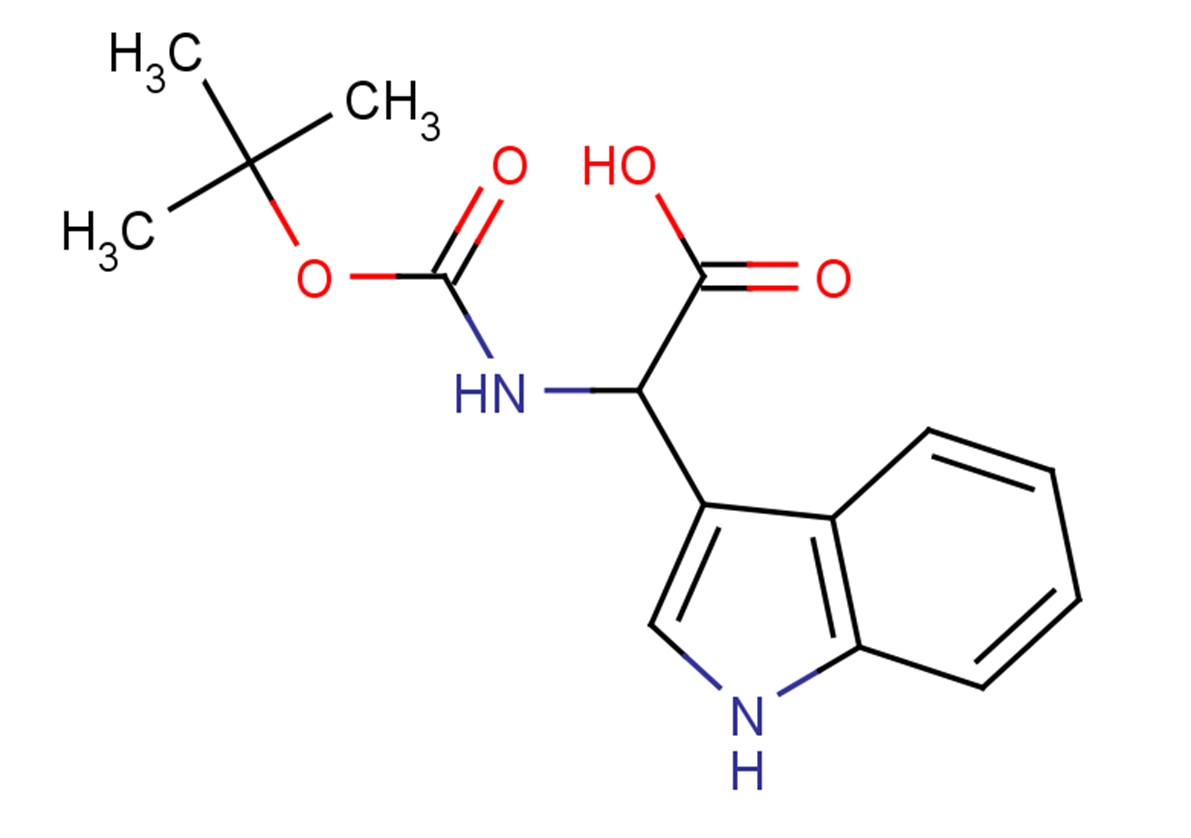 2-{[(tert-butoxy)carbonyl]amino}-2-(1H-indol-3-yl)acetic acid