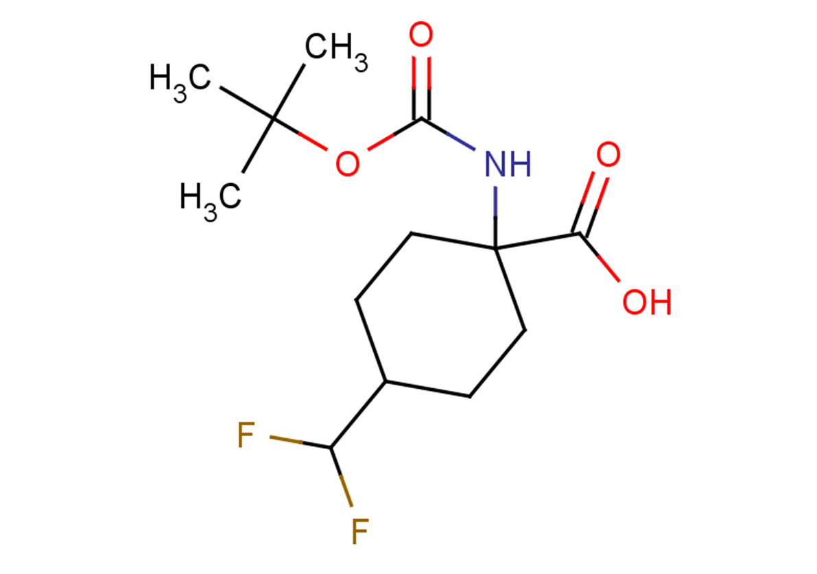 1-{[(tert-butoxy)carbonyl]amino}-4-(difluoromethyl)cyclohexane-1-carboxylic acid