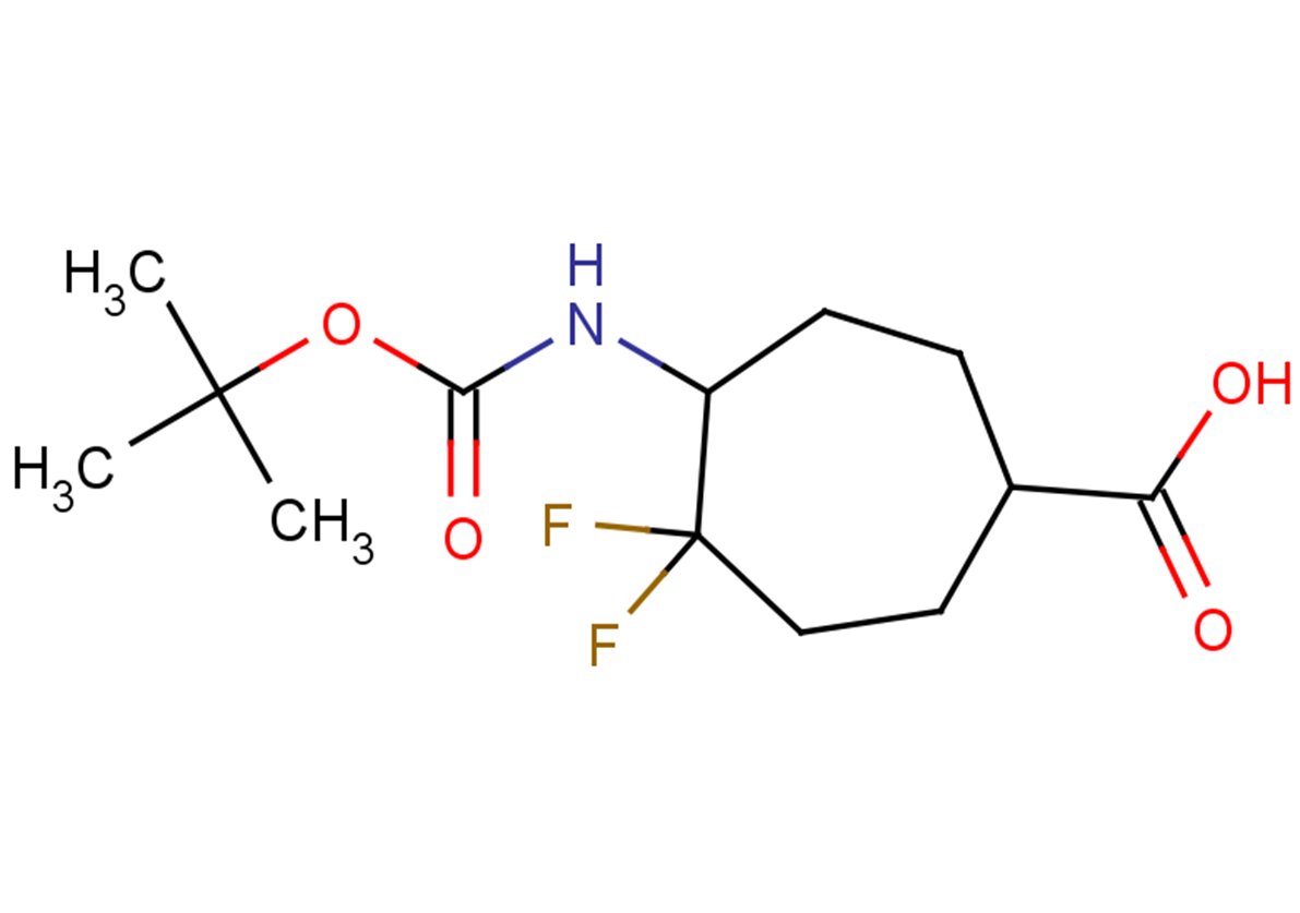 5-{[(tert-butoxy)carbonyl]amino}-4,4-difluorocycloheptane-1-carboxylic acid