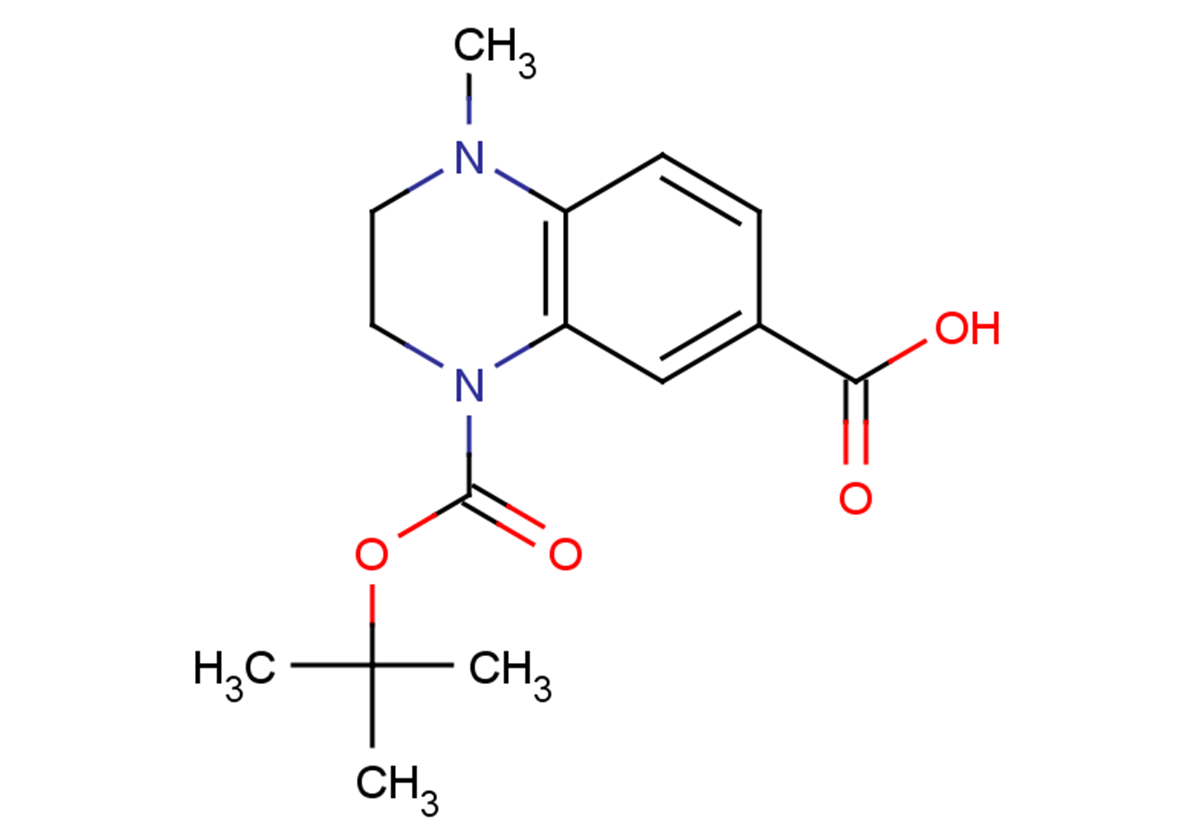 4-[(tert-butoxy)carbonyl]-1-methyl-1,2,3,4-tetrahydroquinoxaline-6-carboxylic acid