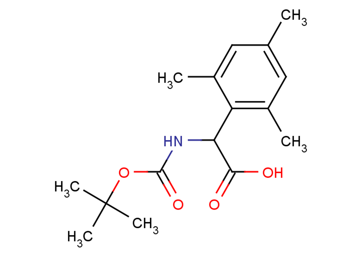 2-{[(tert-butoxy)carbonyl]amino}-2-(2,4,6-trimethylphenyl)acetic acid