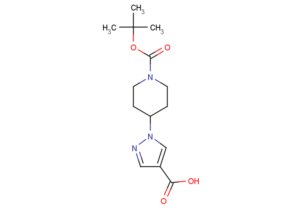 1-{1-[(tert-butoxy)carbonyl]piperidin-4-yl}-1H-pyrazole-4-carboxylic acid