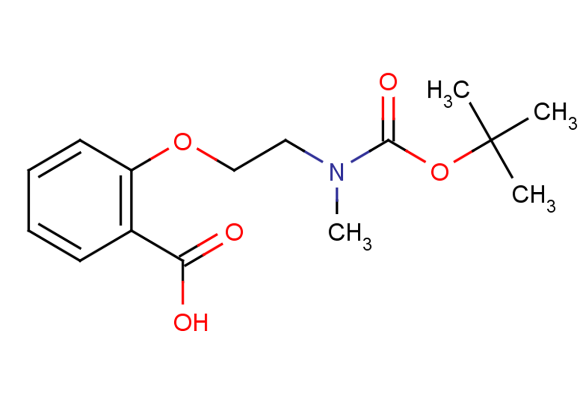 2-(2-{[(tert-butoxy)carbonyl](methyl)amino}ethoxy)benzoic acid