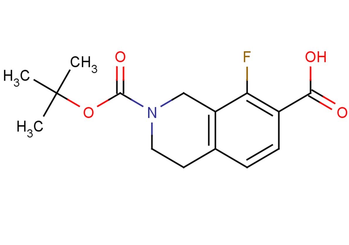 2-[(tert-butoxy)carbonyl]-8-fluoro-1,2,3,4-tetrahydroisoquinoline-7-carboxylic acid