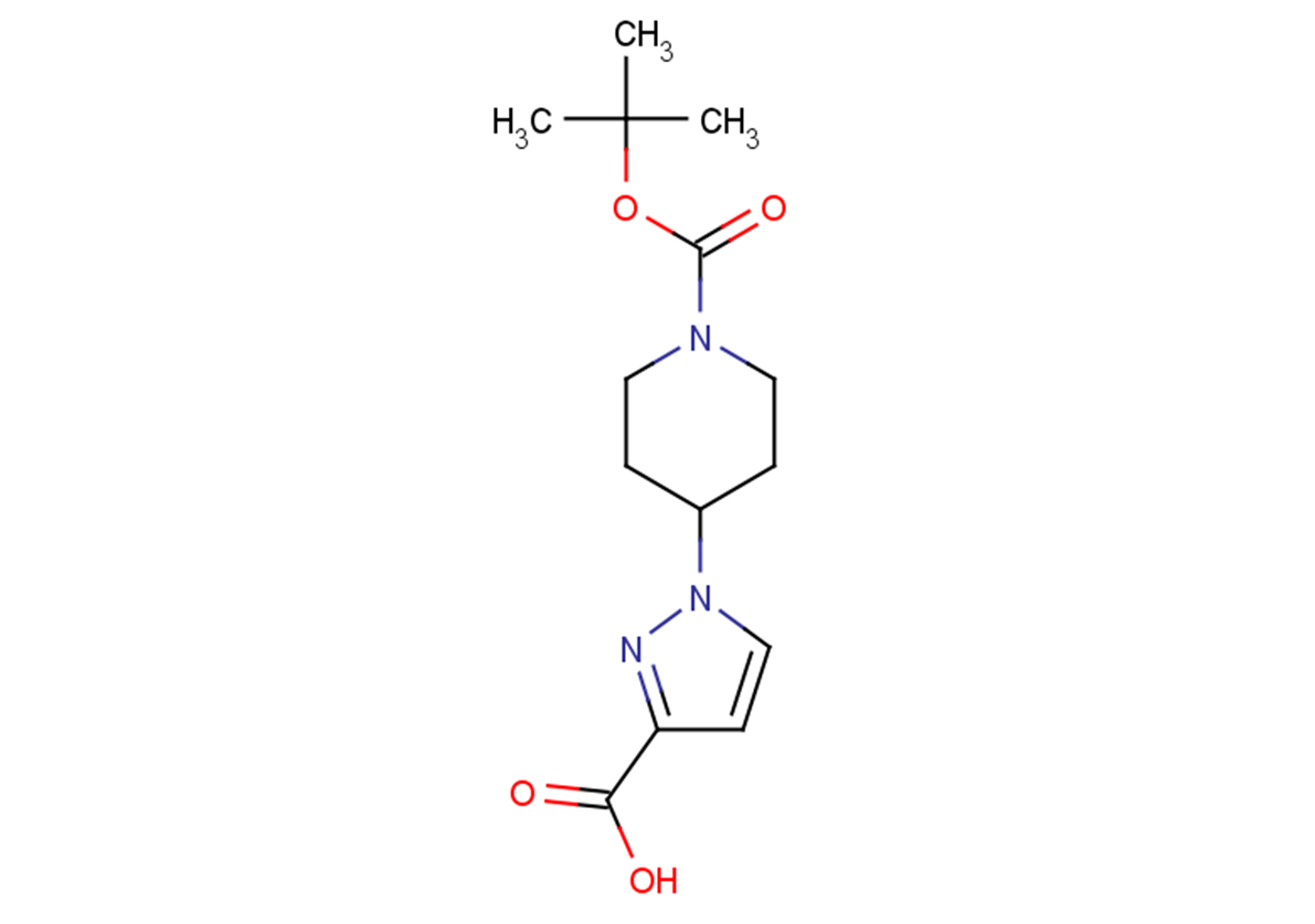 1-{1-[(tert-butoxy)carbonyl]piperidin-4-yl}-1H-pyrazole-3-carboxylic acid
