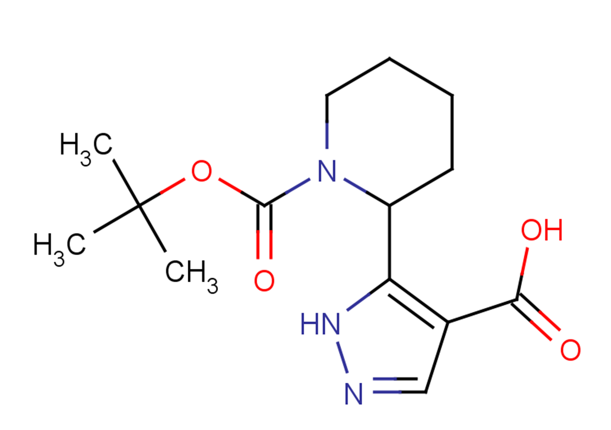 5-{1-[(tert-butoxy)carbonyl]piperidin-2-yl}-1H-pyrazole-4-carboxylic acid
