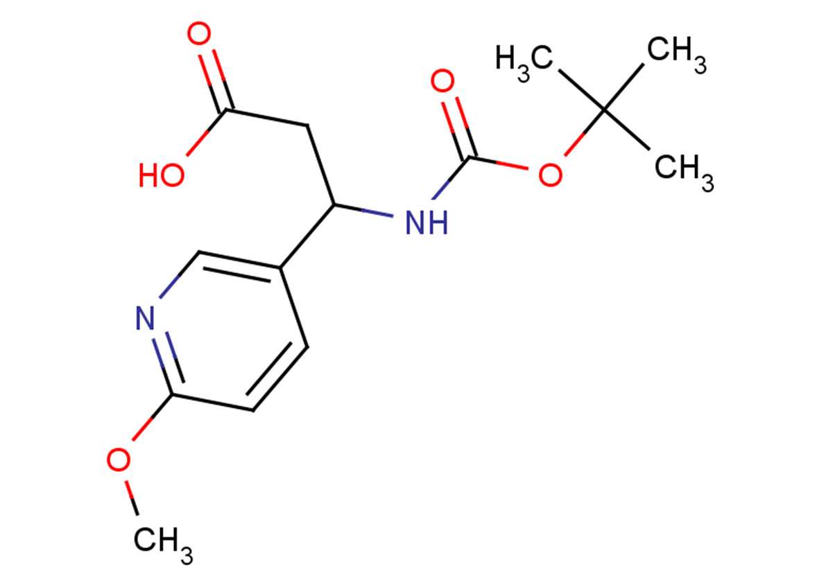 3-{[(tert-butoxy)carbonyl]amino}-3-(6-methoxypyridin-3-yl)propanoic acid