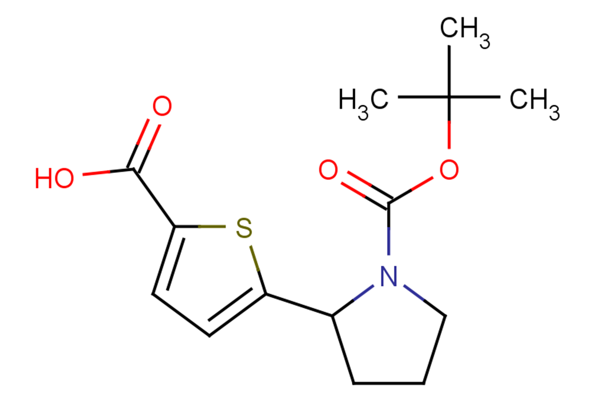 5-{1-[(tert-butoxy)carbonyl]pyrrolidin-2-yl}thiophene-2-carboxylic acid