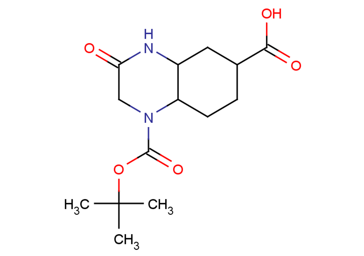 1-[(tert-butoxy)carbonyl]-3-oxo-decahydroquinoxaline-6-carboxylic acid