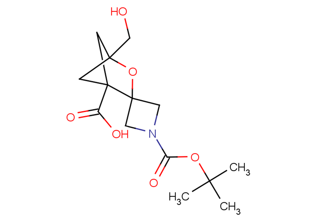 1-[(tert-butoxy)carbonyl]-4'-(hydroxymethyl)-3'-oxaspiro[azetidine-3,2'-bicyclo[2.1.1]hexane]-1'-carboxylic acid