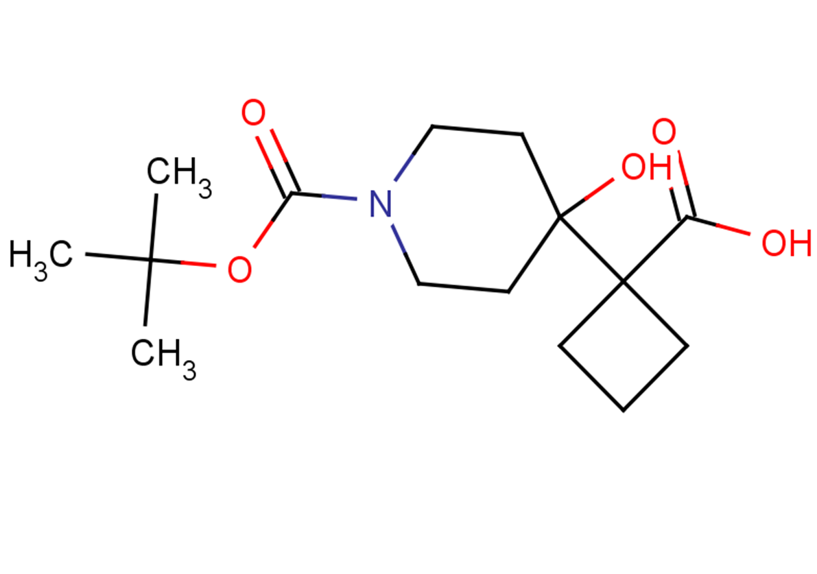 1-{1-[(tert-butoxy)carbonyl]-4-hydroxypiperidin-4-yl}cyclobutane-1-carboxylic acid
