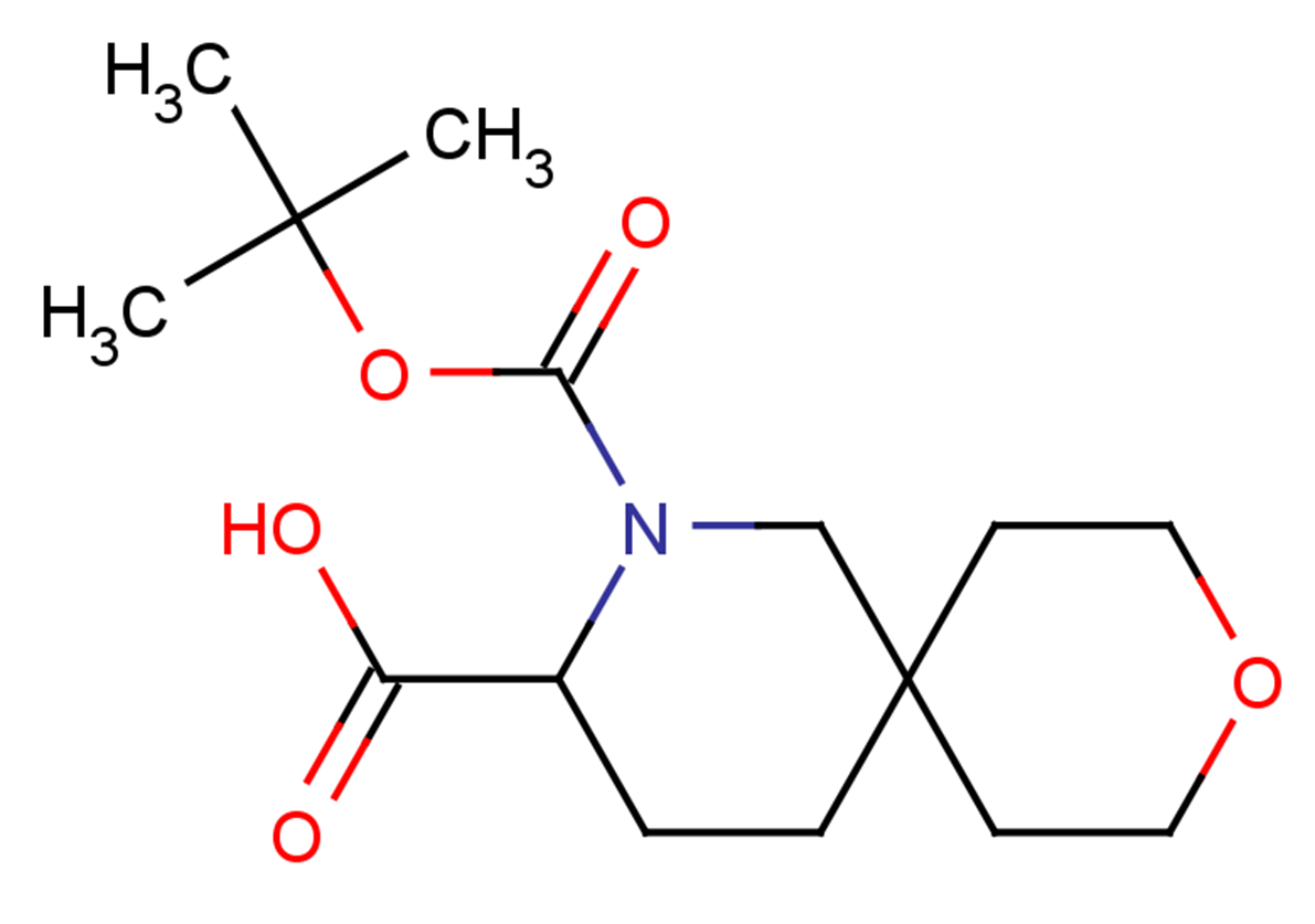 2-[(tert-butoxy)carbonyl]-9-oxa-2-azaspiro[5.5]undecane-3-carboxylic acid