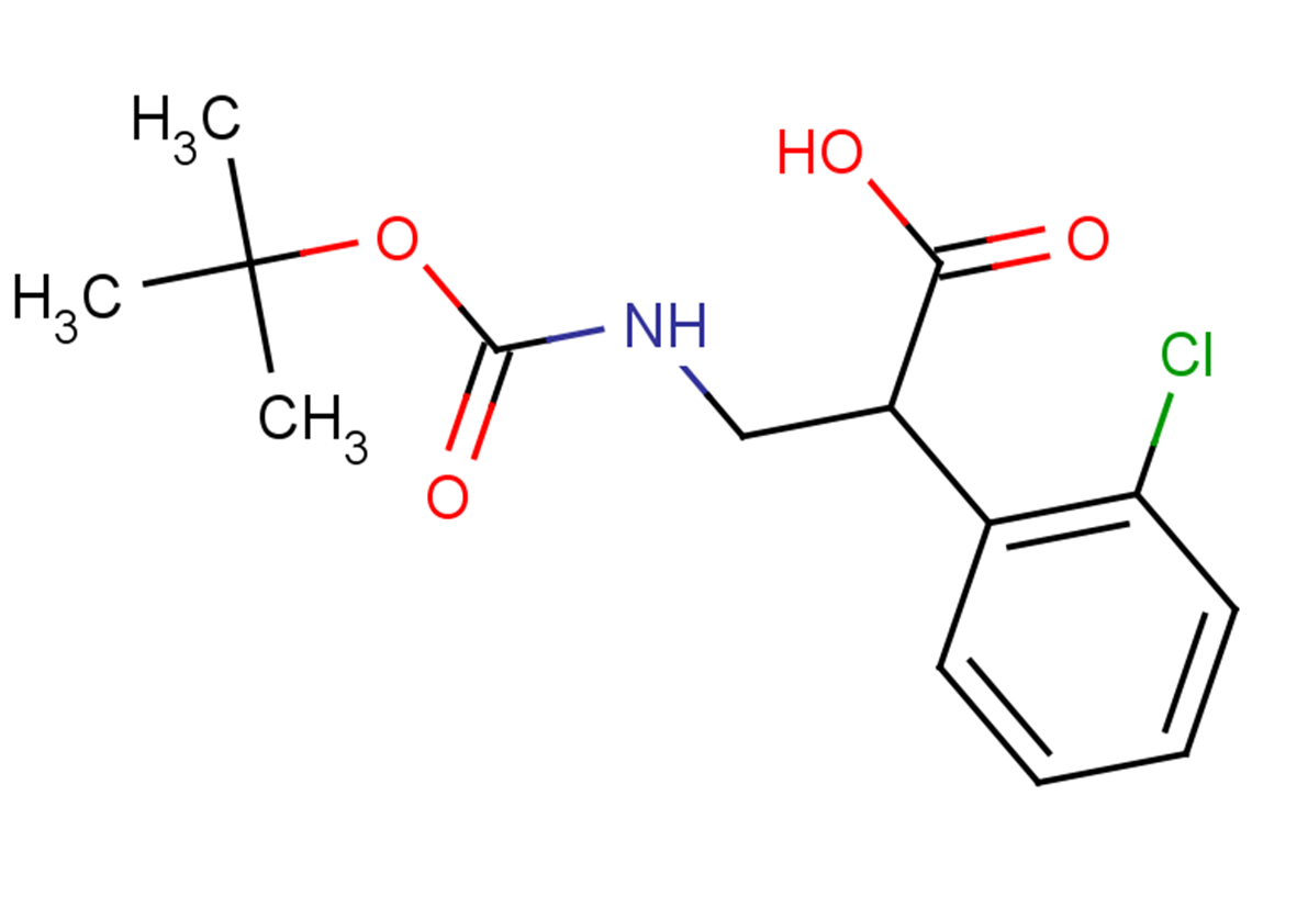 3-{[(tert-butoxy)carbonyl]amino}-2-(2-chlorophenyl)propanoic acid