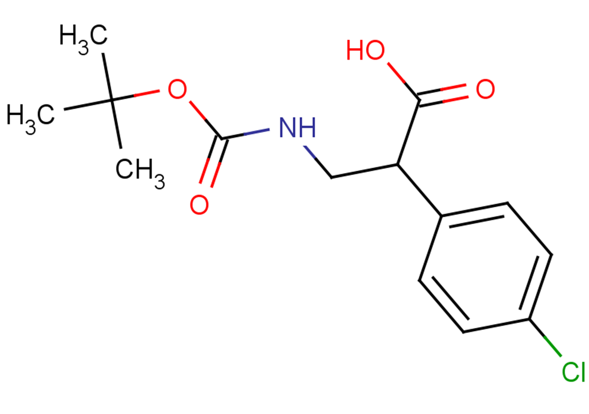 3-{[(tert-butoxy)carbonyl]amino}-2-(4-chlorophenyl)propanoic acid