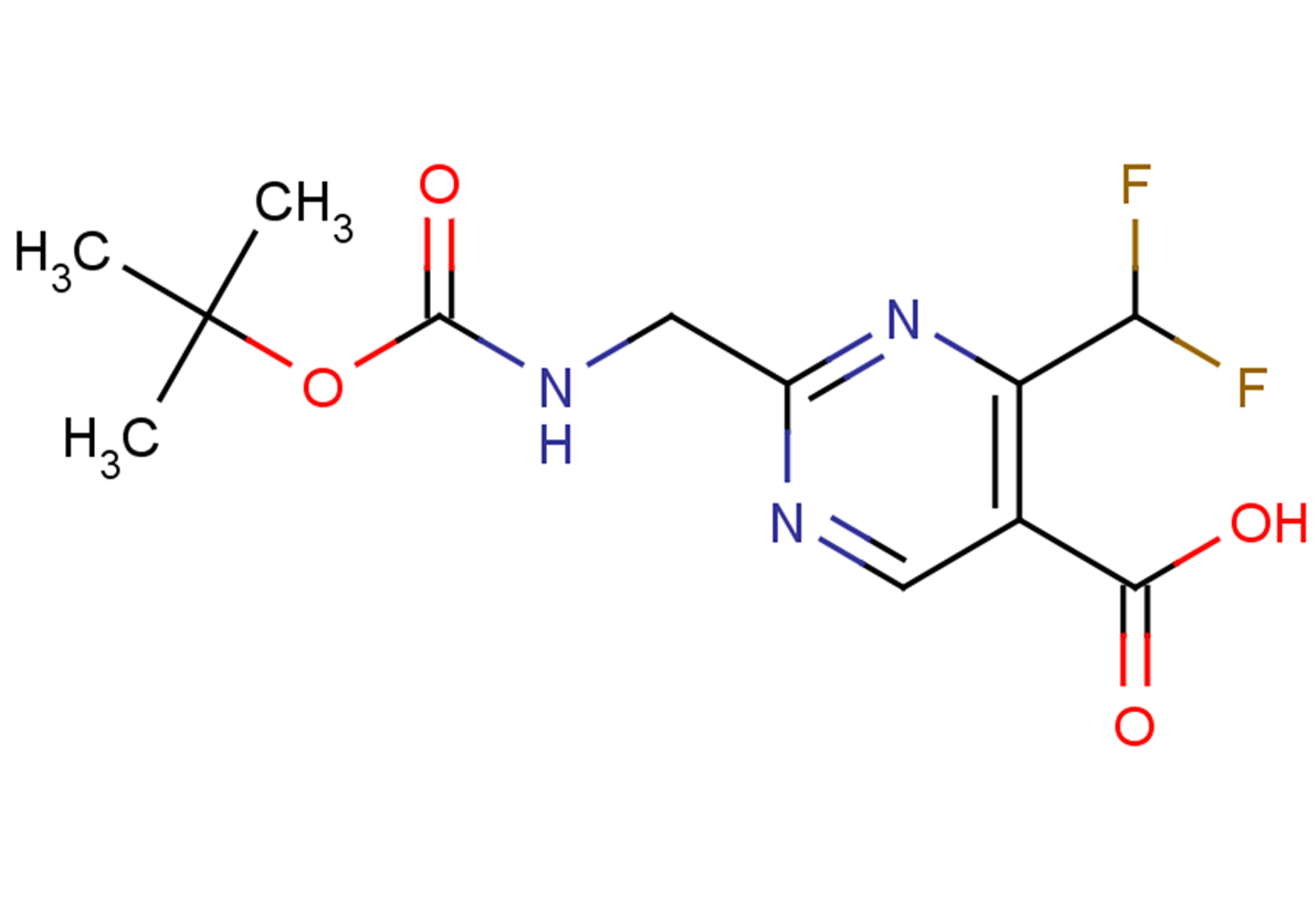 2-({[(tert-butoxy)carbonyl]amino}methyl)-4-(difluoromethyl)pyrimidine-5-carboxylic acid