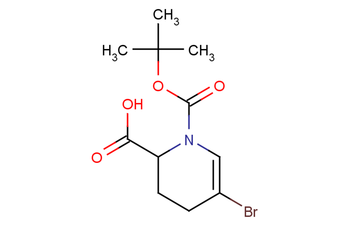 5-bromo-1-[(tert-butoxy)carbonyl]-1,2,3,4-tetrahydropyridine-2-carboxylic acid