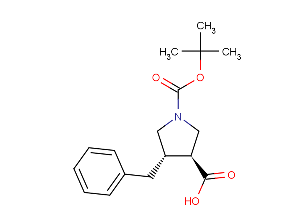 (3S,4S)-4-benzyl-1-[(tert-butoxy)carbonyl]pyrrolidine-3-carboxylic acid