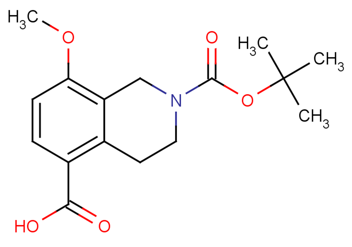 2-[(tert-butoxy)carbonyl]-8-methoxy-1,2,3,4-tetrahydroisoquinoline-5-carboxylic acid