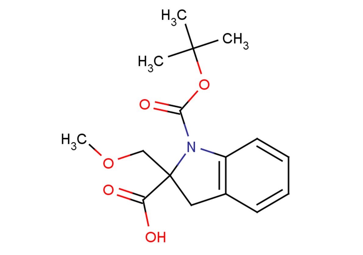 1-[(tert-butoxy)carbonyl]-2-(methoxymethyl)-2,3-dihydro-1H-indole-2-carboxylic acid