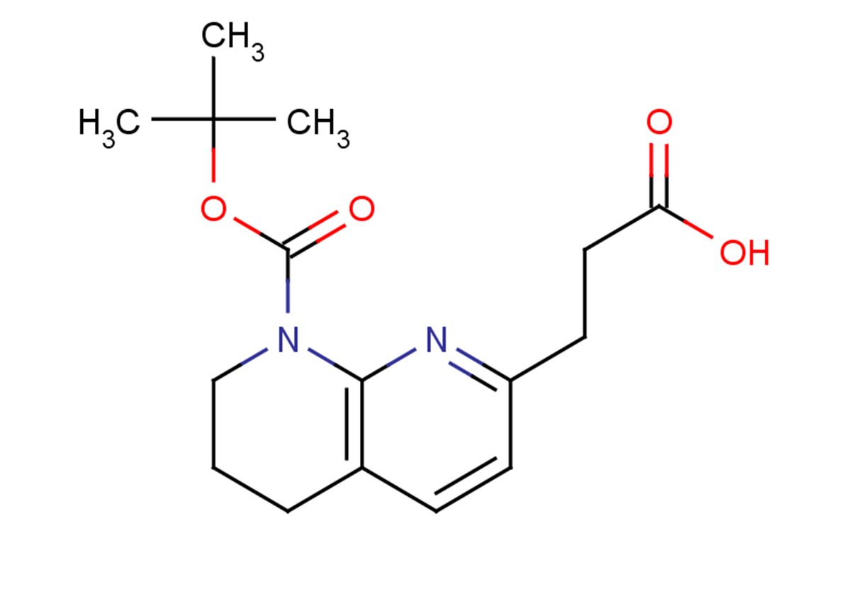 3-{8-[(tert-butoxy)carbonyl]-5,6,7,8-tetrahydro-1,8-naphthyridin-2-yl}propanoic acid