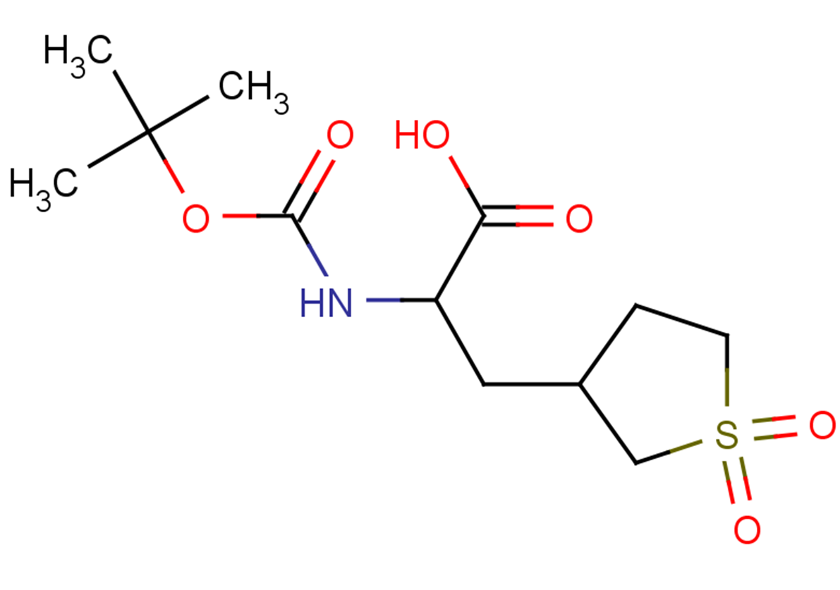 2-{[(tert-butoxy)carbonyl]amino}-3-(1,1-dioxo-1$l^{6}-thiolan-3-yl)propanoic acid