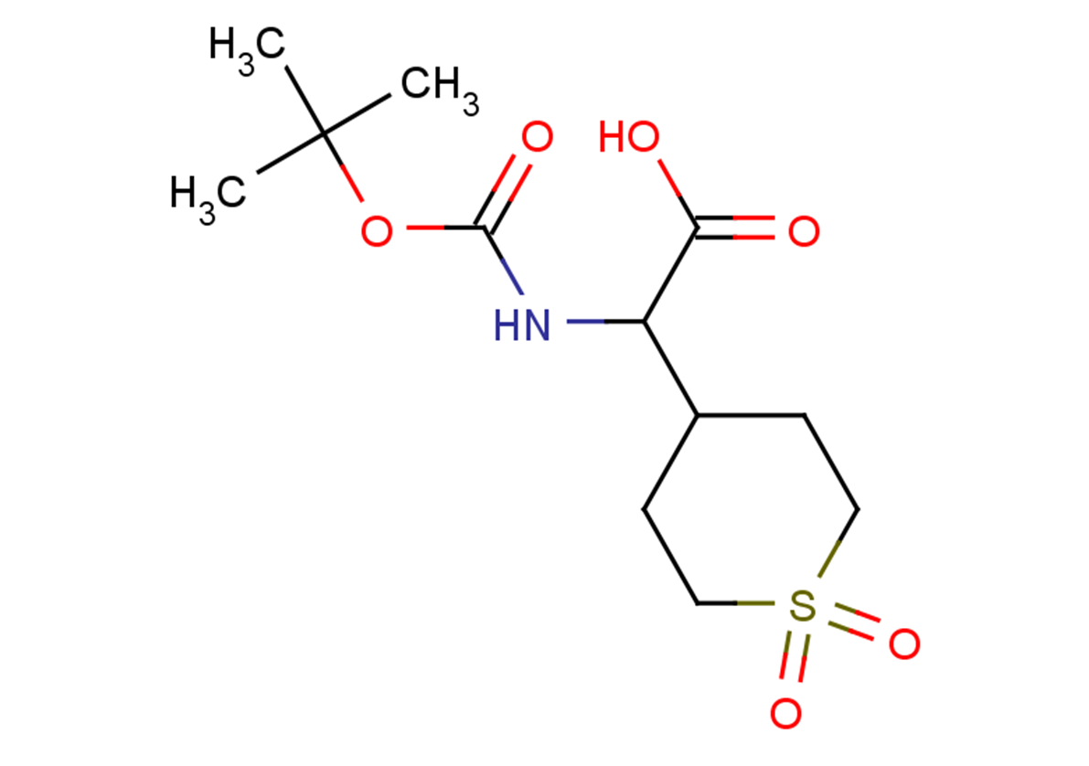 2-{[(tert-butoxy)carbonyl]amino}-2-(1,1-dioxo-1$l^{6}-thian-4-yl)acetic acid