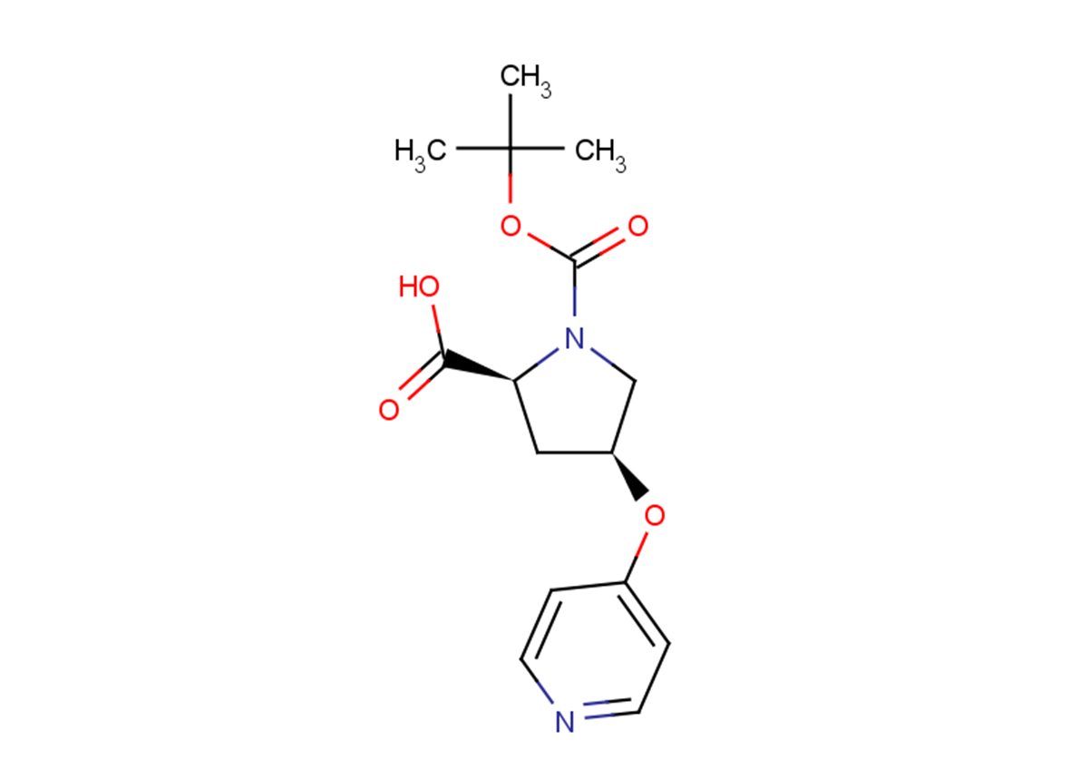 (2S,4S)-1-[(tert-butoxy)carbonyl]-4-(pyridin-4-yloxy)pyrrolidine-2-carboxylic acid