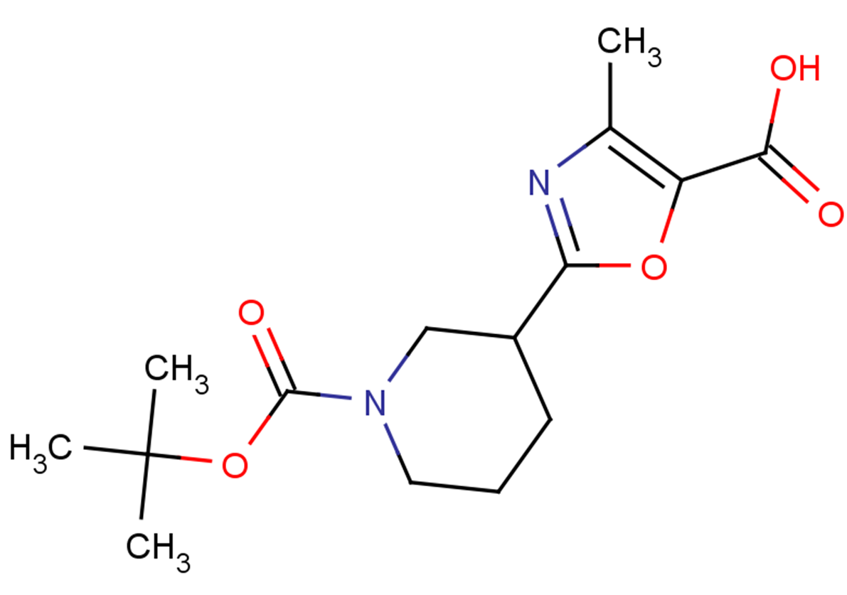 2-{1-[(tert-butoxy)carbonyl]piperidin-3-yl}-4-methyl-1,3-oxazole-5-carboxylic acid