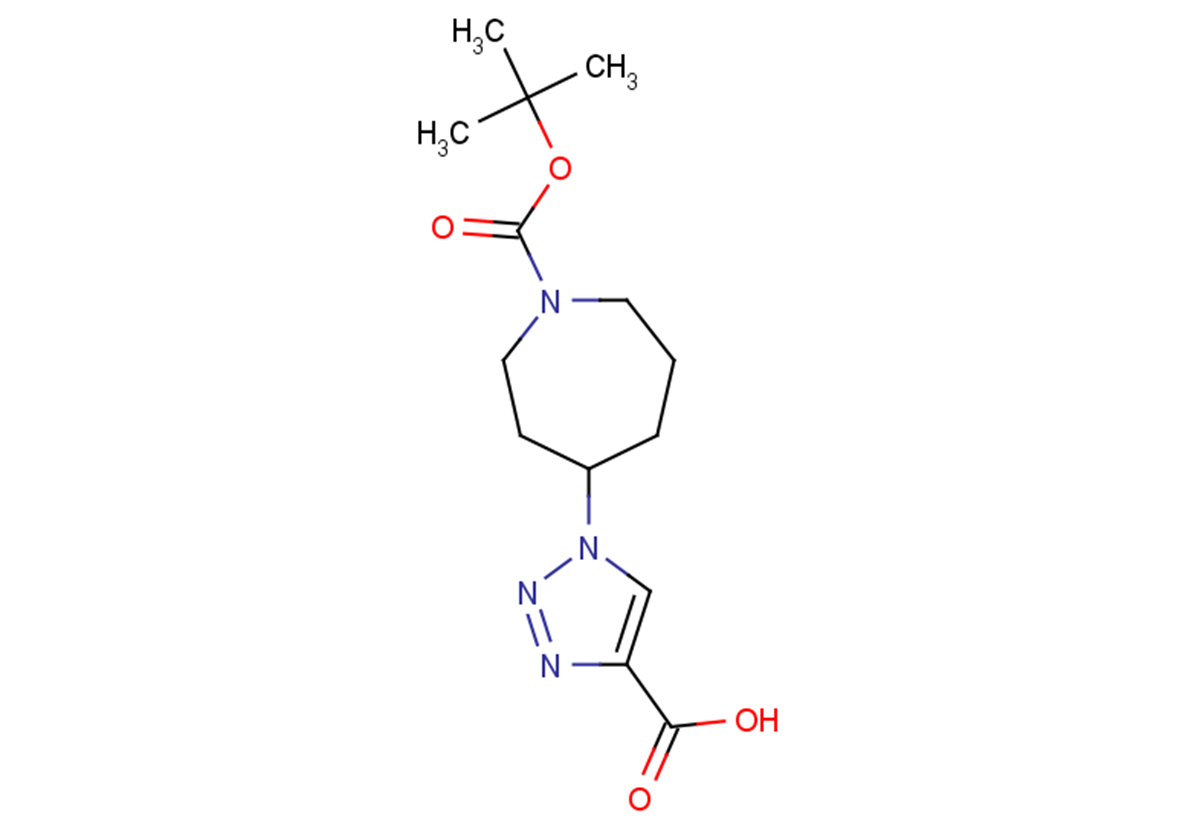 1-{1-[(tert-butoxy)carbonyl]azepan-4-yl}-1H-1,2,3-triazole-4-carboxylic acid