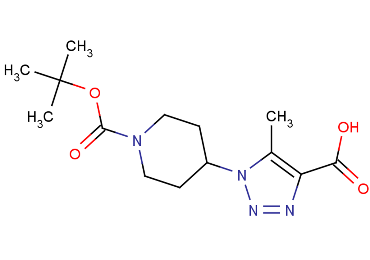 1-{1-[(tert-butoxy)carbonyl]piperidin-4-yl}-5-methyl-1H-1,2,3-triazole-4-carboxylic acid