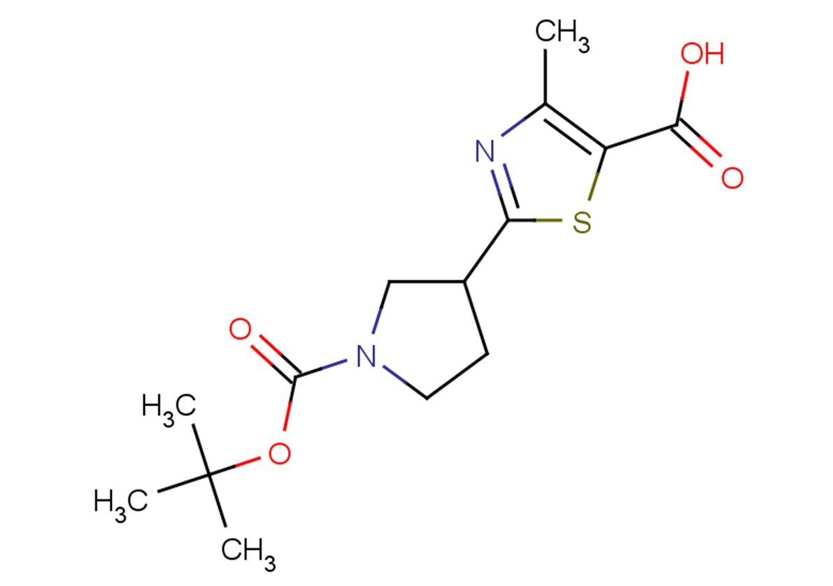 2-{1-[(tert-butoxy)carbonyl]pyrrolidin-3-yl}-4-methyl-1,3-thiazole-5-carboxylic acid