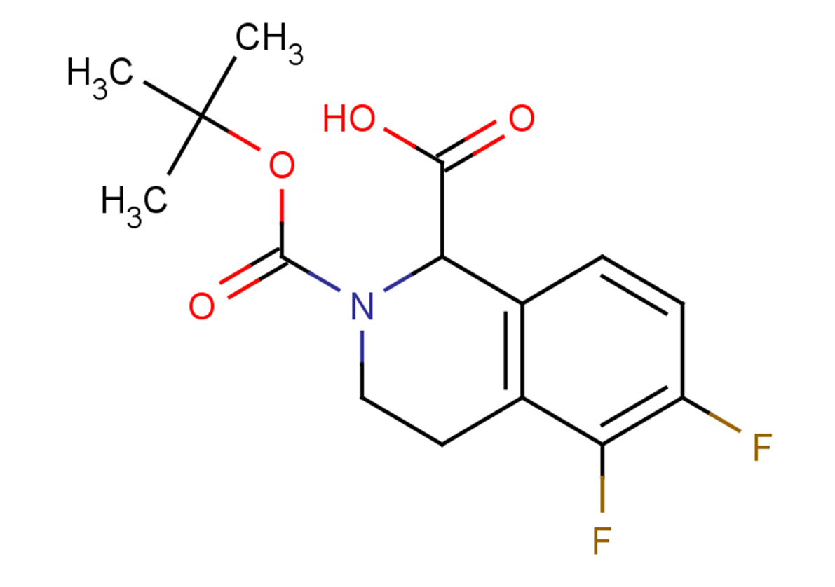 2-[(tert-butoxy)carbonyl]-5,6-difluoro-1,2,3,4-tetrahydroisoquinoline-1-carboxylic acid