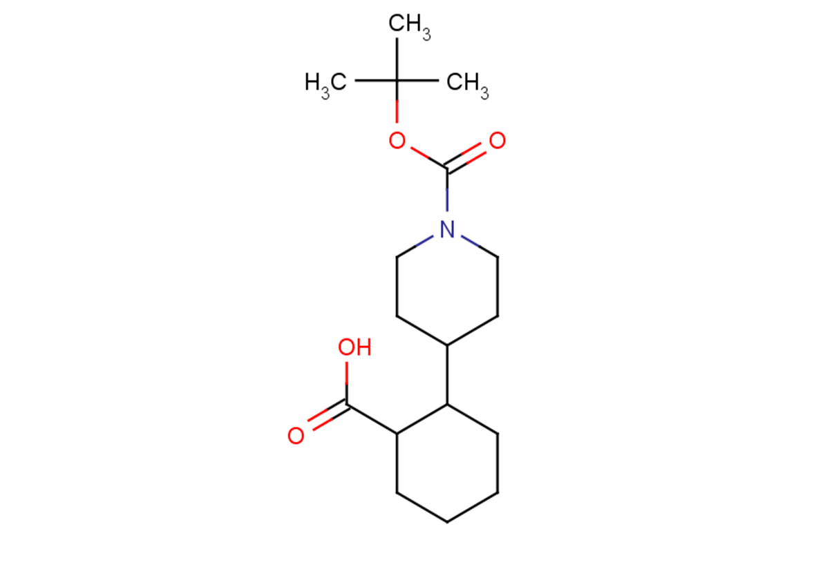 2-{1-[(tert-butoxy)carbonyl]piperidin-4-yl}cyclohexane-1-carboxylic acid