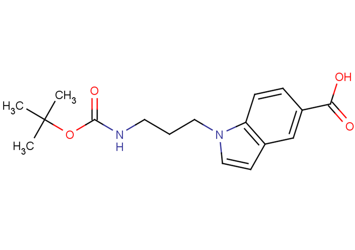 1-(3-{[(tert-butoxy)carbonyl]amino}propyl)-1H-indole-5-carboxylic acid