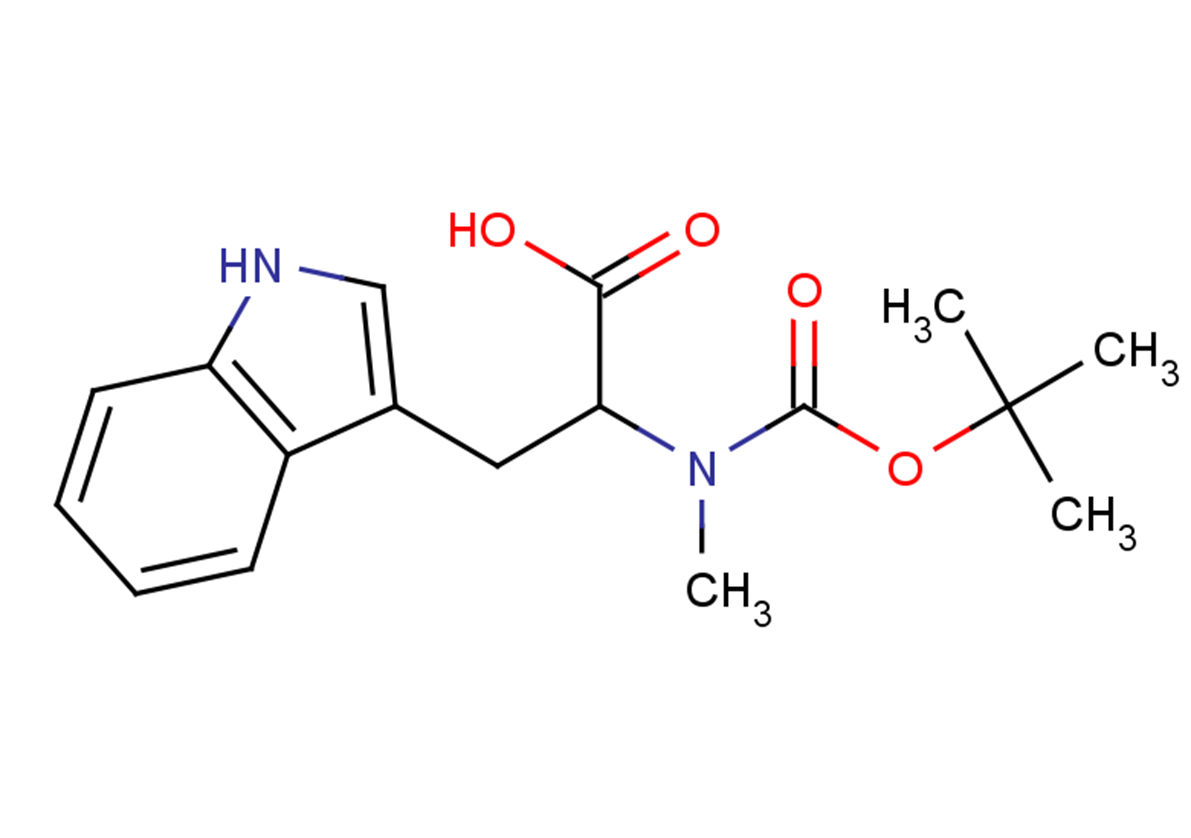 2-{[(tert-butoxy)carbonyl](methyl)amino}-3-(1H-indol-3-yl)propanoic acid