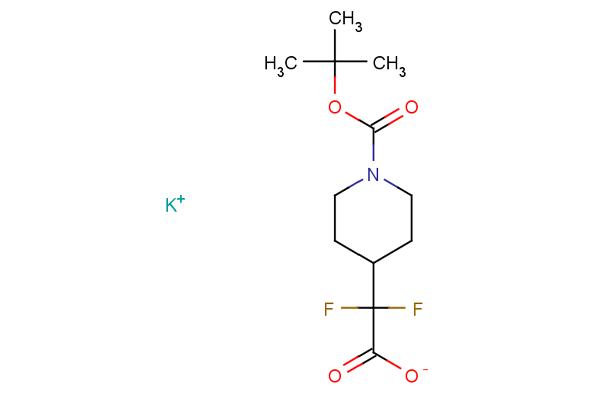 potassium 2-{1-[(tert-butoxy)carbonyl]piperidin-4-yl}-2,2-difluoroacetate